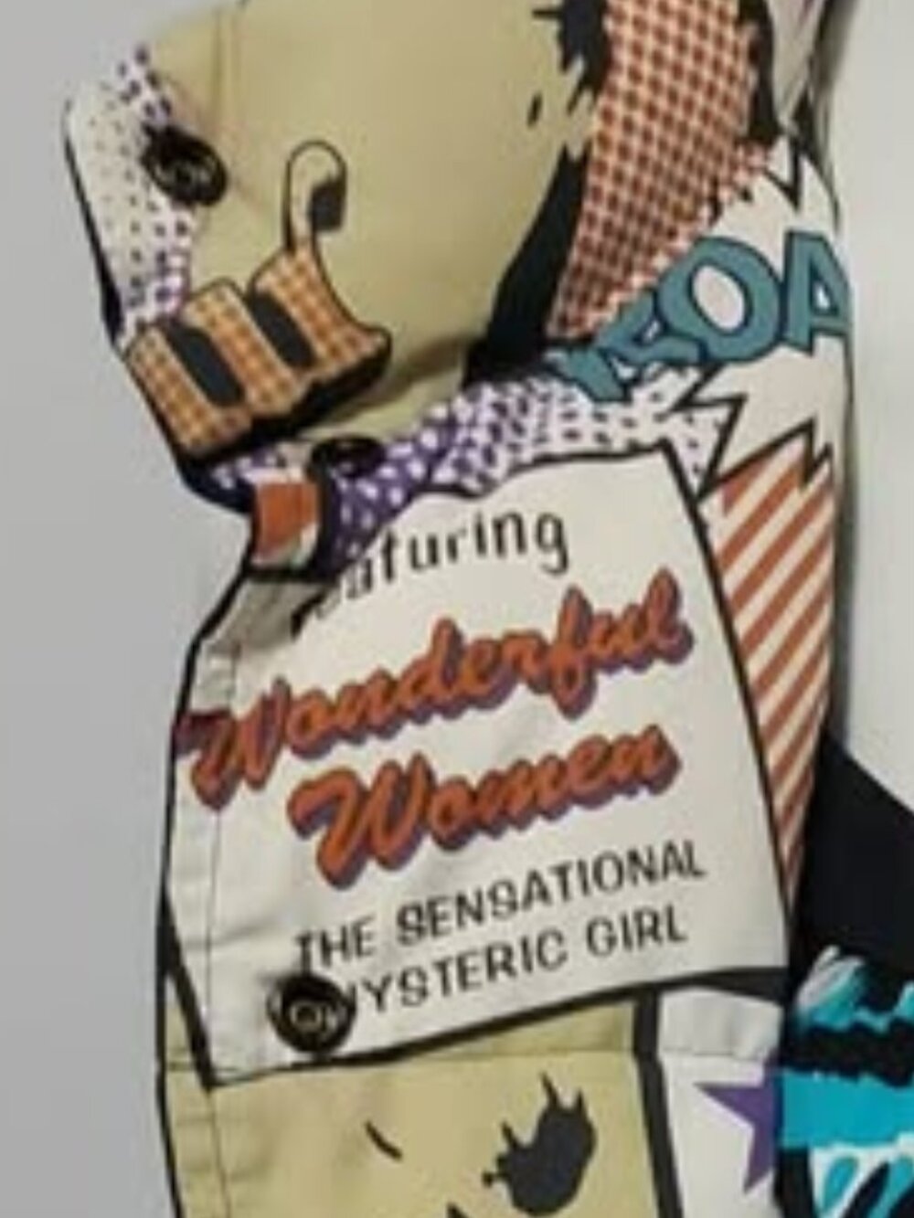 Rare Hysteric Glamour Reversible Manga Print Puffer Vest – Navy/Multi Small NWOT - Picture 12 of 12
